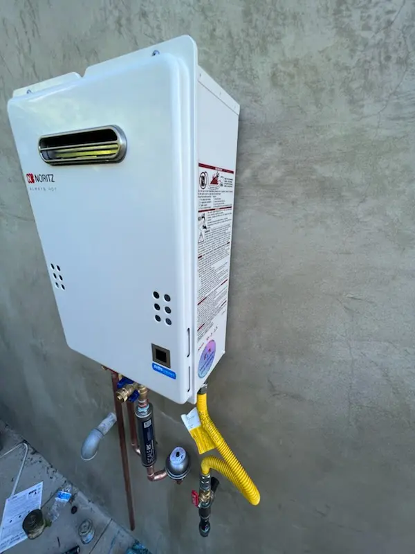 Tankless water heater installation for Ossian homes
